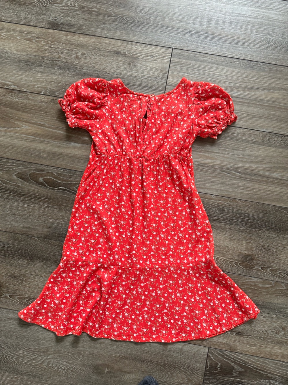 🌞Sale 3 for $15 Old Navy Red Floral Girls' XL/Casual Dress - Picture 2 of 9